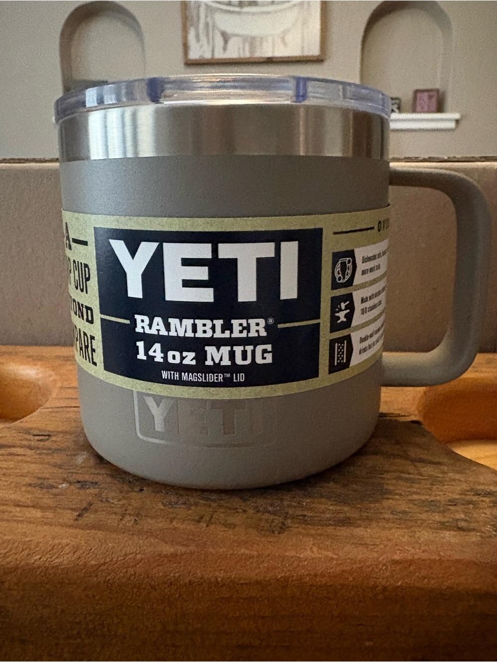 YETI Rambler 14oz Mug - Sharptail Taupe
